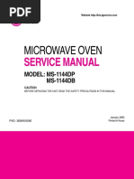 Microwave Oven: Service Manual