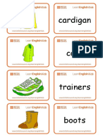 Flashcards Clothes Set 2 PDF