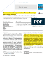 ZnO Nanoparticles With High Degradation Efficiency of Organic Dyes