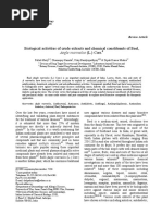 Biological Activities of Crude Extracts and Chemical Constituents of Aegle Marmelos