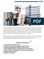 Artículo. Hidratos Durante Entrenamiento de Pesas PDF