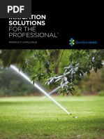 For The Professional: Smart Irrigation Solutions