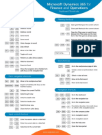 Microsoft Dynamics 365 For Finance and Operations Keyboard Shortcuts PDF