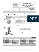 ULTIMA Series Hand Pump Model P-39 Repair Parts Sheet