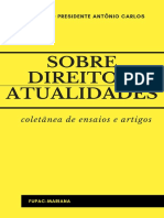 Livro 07 Sobre Direito e Atualidades Coletânea de Ensaio e Artigos