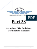 Aeroplane CO Emissions Certification Standard: Ministry of Civil Aviation ECAR Part 38 Egyptian Civil Aviation Authority