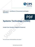 Systems Technology (L2M4) : CIPS Level 2 - Certificate in Procurement and Supply Operations