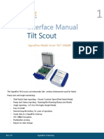 Interface Manual: Tilt Scout