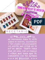 Recetario Kit de Inicio Mezclas Young Living