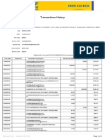 Transactions History: Statement of Account 027310100092293 For The Period of To