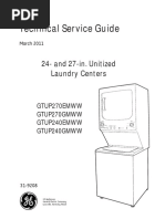 Technical Service Guide: 24-And 27-In. Unitized Laundry Centers