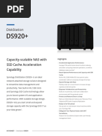 Synology DS920 Plus Data Sheet Enu PDF