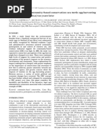 Sustainability of Community-Based Conservation Sea Turtle Egg Harvesting in Ostional Ten Years Later