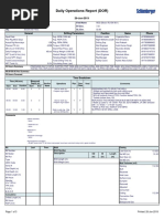 Daily Operations Report (DOR)