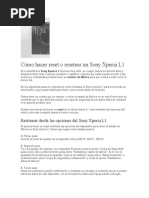 Cómo Hacer Reset o Resetear Un Sony Xperia L1