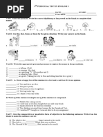 3rd Periodical Test in English 3 2 1