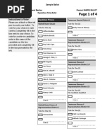 Page 1 of 4: Instructions To Voter