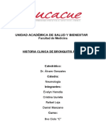 Caso Clinico - Bronquitis-Neumología