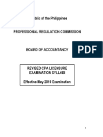 Revised CPALE Syllabi Effective May 2019