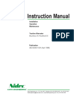 Instruction Manual: Installation Operation Maintenance Traction Alternator