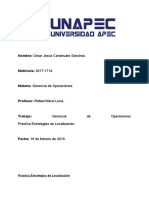 Practica Gerencia de Operaciones - Localización