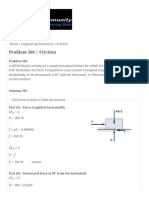 Statics (Friction Wedge) PDF