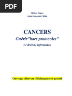 CANCERS GUERIR HORS PROTOCOLE Edition 11 DOGNA MICHEL PDF