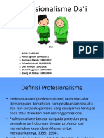 Etika Dakwah - Kelompok 1 - PPT Profesionalisme Dai