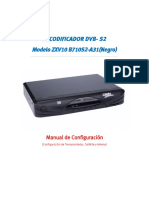 DECODIFICADOR ZTE ZXV10 B710S - A31-NEGRO - Hispansat Terminado