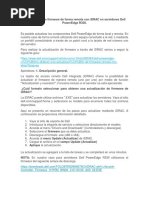 Actualización de Firmware de Forma Remota Con iDRAC en Servidores Dell PowerEdge R330.