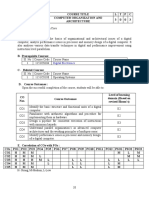 1151CS110 Computer Organization and Architecture