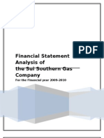 Financial Statement Analysis - SSGC Pakistan