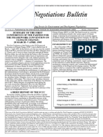 Summary of The First Conference of The Parties For The Framework Convention On Climate Change: 28 MARCH - 7 APRIL 1995