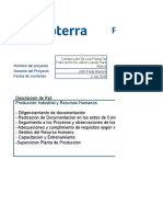 Diagrama Gantt Proyecto Planta Jabón Líquido