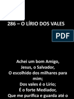 O Lírio Dos Vales (Hino Metodista 286)