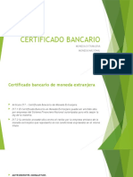 Certificado Bancario