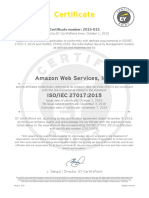 Certificate: Amazon Web Services, Inc