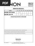 Denon AVR - 3313 ALL Recv. (Ver. 6) PDF