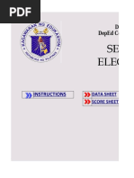 Senior High School Electronic Class Record: Instructions