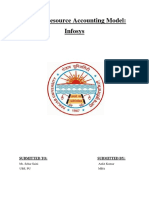 Human Resource Accounting Model: Infosys