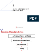 Tableting: Compression & Compaction in Tablets Formation