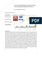 Nutritional and Functional Properties of Amaranth Grain Flour Fractions Obtained by Differential Sieving