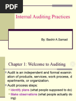 Internal Auditing Practices: By: Bashir A.Samad