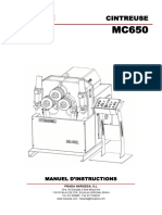 Manuel Instructions mc650 PDF