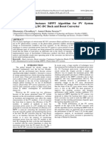 Incremental Conductance MPPT Algorithm For PV System Implemented Using DC-DC Buck and Boost Converter