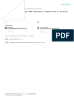 Simulation and Designing of MPPT Based Solar PV System With DC-DC Boost Converter