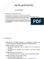 2.3 Esquema de Generación Código Intermedio