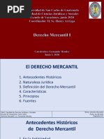 Derecho Mercantil.