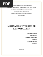 Motivacion y Teorias de La Motivacion