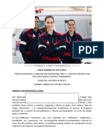 "Técnico Paramédico": Certificación Profesional Internacional